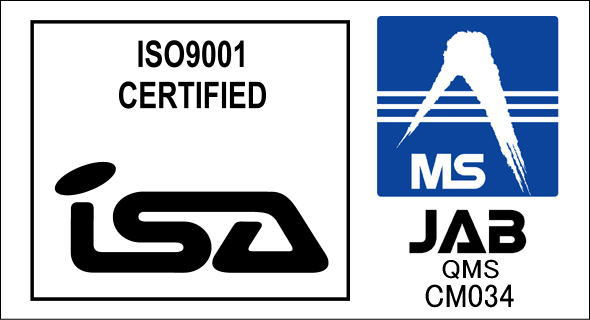 ISO9001認証保有で安心の品質保証
